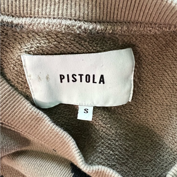 Pistols Cropped Animal Print Ling Sleeve Sweatshirt - Picture 4 of 7